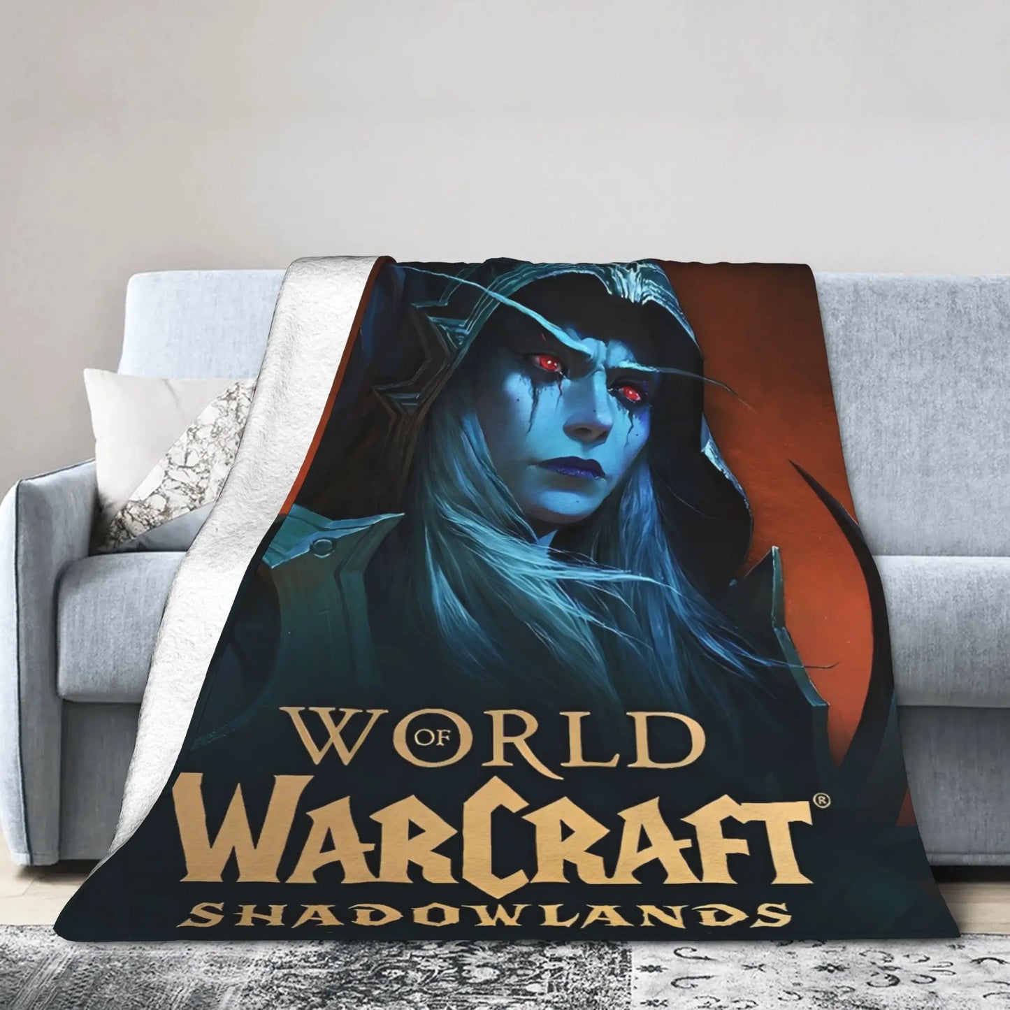 World of Warcraft, WOW Game Blanket Quality Super Warm  Throw Blanket Winter Picnic Outdoor Graphic Bedspread