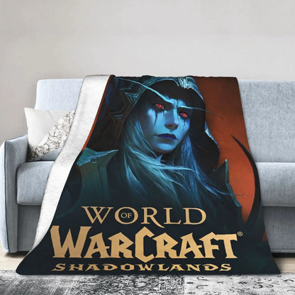 World of Warcraft, WOW Game Blanket Quality Super Warm  Throw Blanket Winter Picnic Outdoor Graphic Bedspread