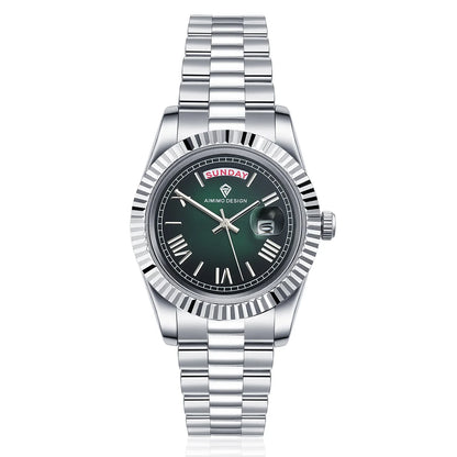 Sapphire Crystal Men's Watch Beat Quartz Movement Waterproof Swimming Vintage Luxury Business Sport 2025 Watch Relogio Masculino