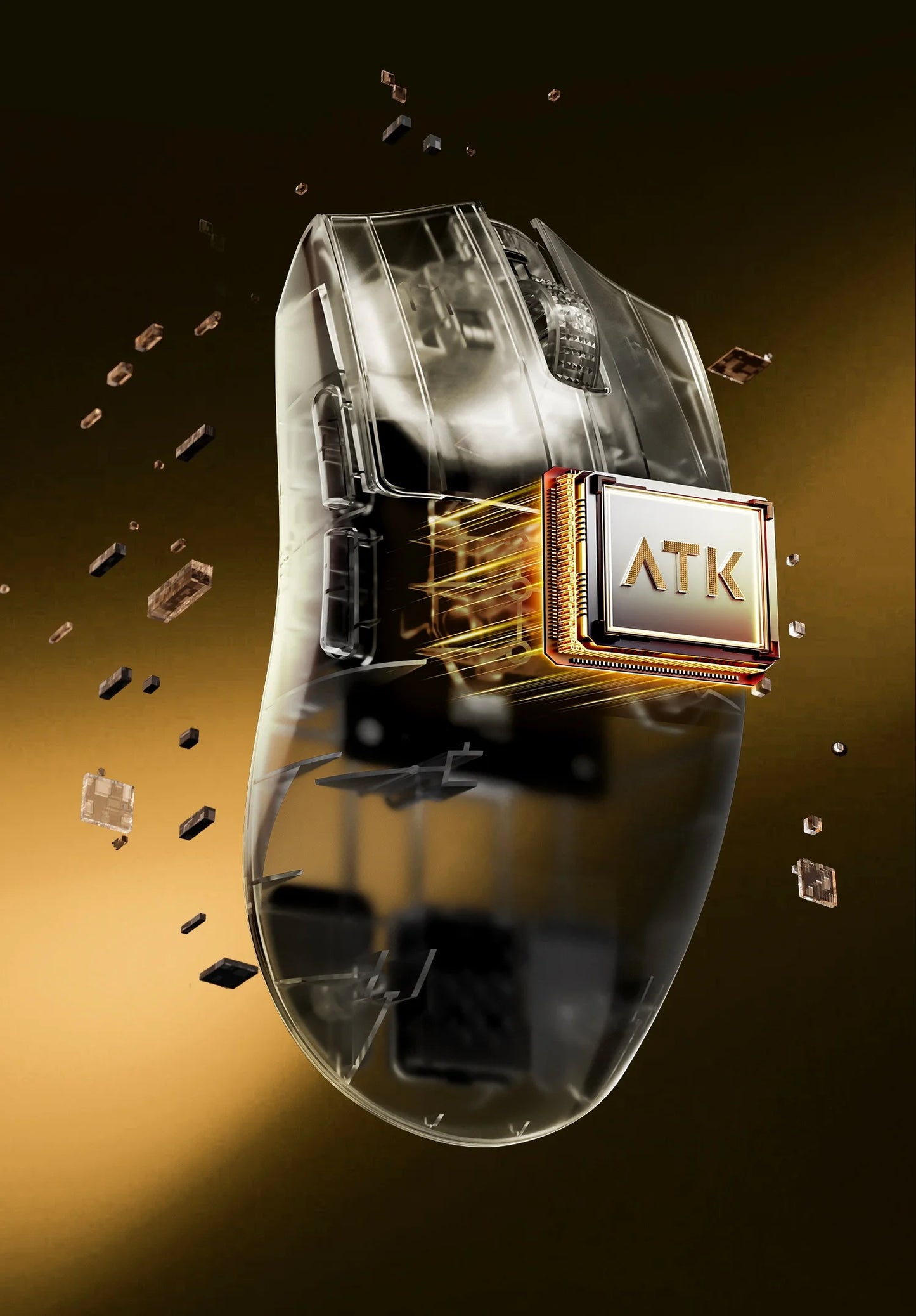 ATK X1 V2 Ultimate 2.0 mus trådløs Paw3950 ultralet 54g 750ips 0.163ms lav latenstid 650ips gamer nyt tilbehør gaver