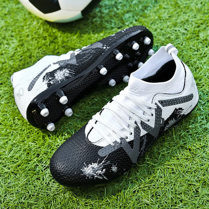 Zapatillas de fútbol para hombre, tacos de alto rendimiento, calzado profesional de fútbol sala, botas rápidas para campo de fútbol, zapatillas originales de entrenamiento para niño