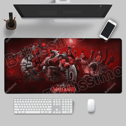 World Of Warcraft 90x40 stor gaming-musemåtte til spilbord, Csgo, naturgummimåtte, Grande Gamer, XXL computermusemåtte