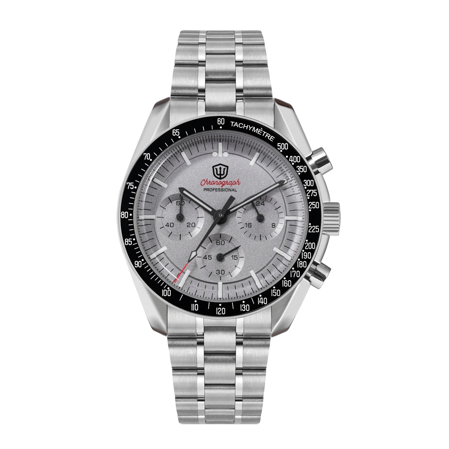 Reloj para hombre Watchdives New Wd1863 de cuarzo VK63, cronógrafo, cristal de zafiro abombado, resistente al agua, 39Mm, acero, marca líder, lujo, negocios