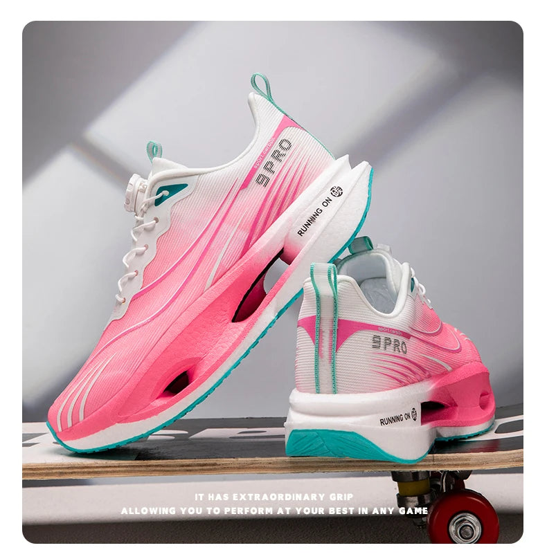 Running Shoes Carbon Board Speciality Marathon Men Sports Breathable Lightweight Women's Comfortable Athletic Nonskid Sneakers