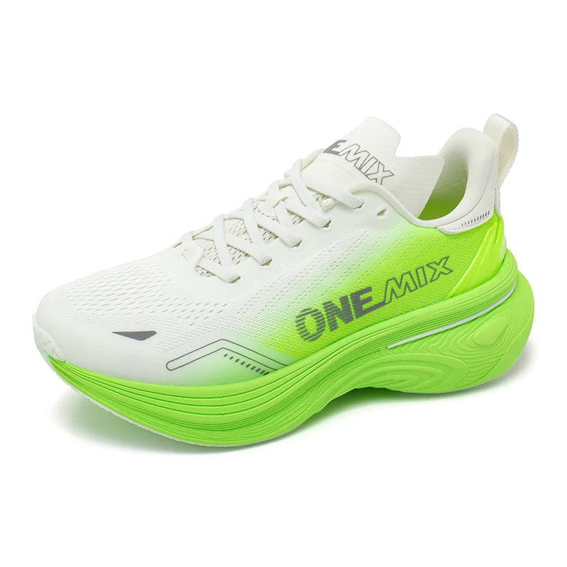 Scarpe da jogging e running ONEMIX Bumper Max unisex, sneaker leggere da strada resistenti all’usura, scarpe sportive fashion per il fitness