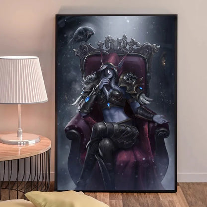 World of Warcraft Game Poster Good Quality Prints and Posters HD Quality Poster Wall Art Painting Study Home Decor