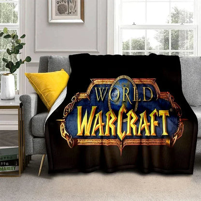 WOW Game World of Warcraft Gamer HD Blanket,Soft Throw Blanket for Home Bedroom Bed Sofa Picnic Travel Office Cover Blanket Kids
