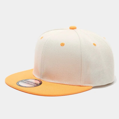 Hot Sale Cap Plain Snapback High Quality Adult Hip Hop Baseball Cap Men Women Outdoor Leisure Fashionable color blocked Hat