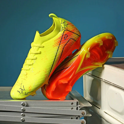 New Men's Football Boots Sneakers FG Soccer Shoes Training Wholesale Top Quality Cleats Non-Slip Drop Shipping Unisex Adult