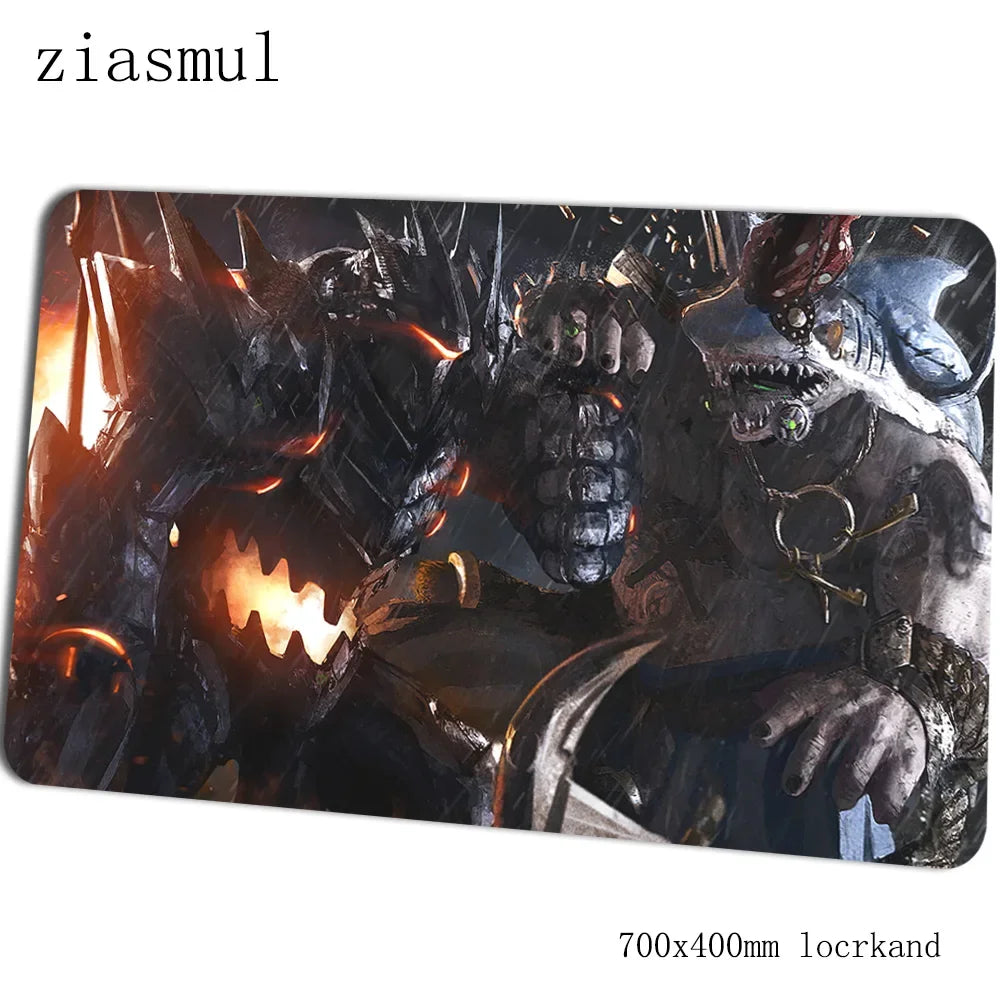 Tappetino per mouse Overwatch, elegante tappetino per computer 70x40cm, gaming mousepad grande XL, tappetino per mouse e tastiera per giochi PC e scrivania gamer