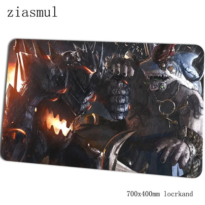 Tappetino per mouse Overwatch, elegante tappetino per computer 70x40cm, gaming mousepad grande XL, tappetino per mouse e tastiera per giochi PC e scrivania gamer