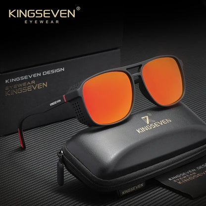 Lunettes de soleil polarisées de la marque KINGSEVEN, design classique, protection UV400, pour hommes et femmes, lunettes de sport et de plein air