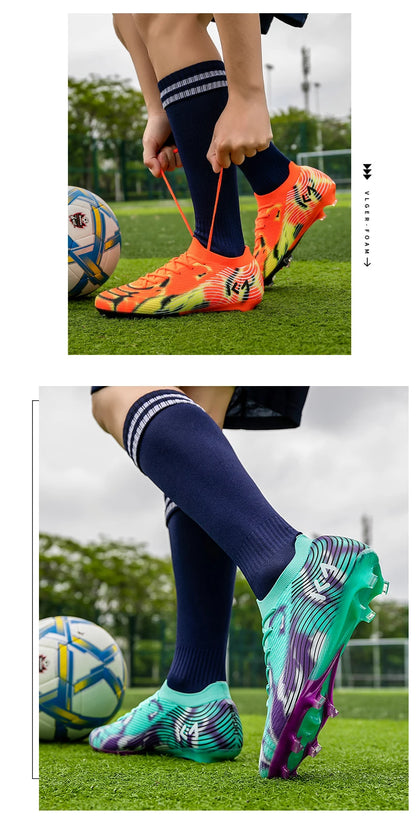 Scarpe da calcio professionali da uomo, resistenti e confortevoli, per allenamento, ultraleggere, di alta qualità, per partita