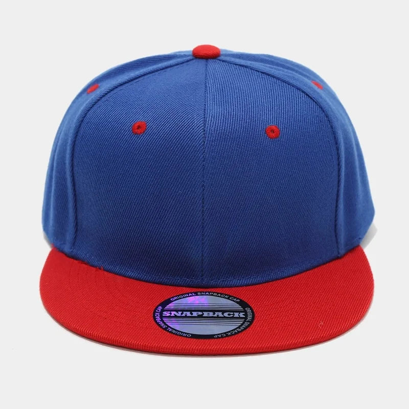 Hot Sale Cap Plain Snapback High Quality Adult Hip Hop Baseball Cap Men Women Outdoor Leisure Fashionable color blocked Hat