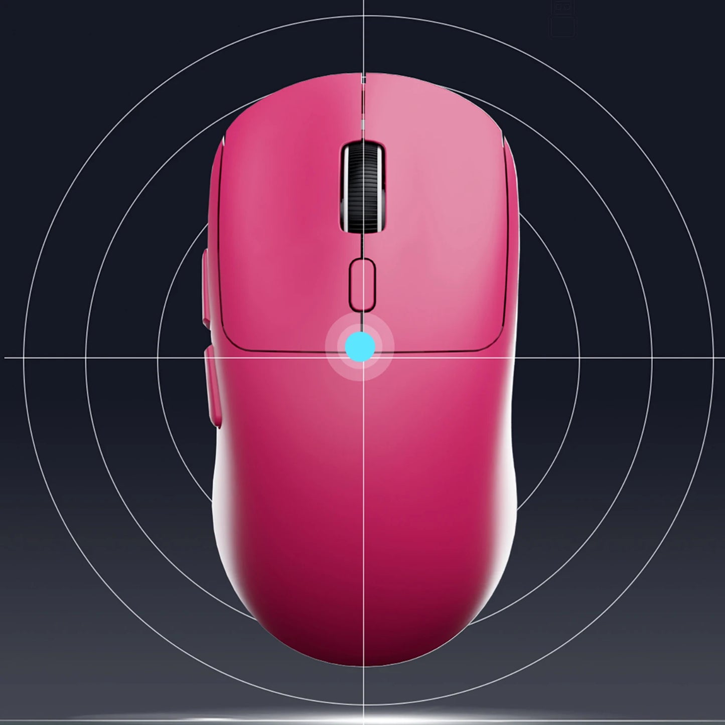 Mouse da gaming Bluetooth ricaricabile PAW3395, leggero, ergonomico e wireless per eSport