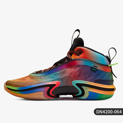 Nike Authentic Jordan Unisex Rainbow Mid-Top - Scarpe da basket resistenti DN4200-064