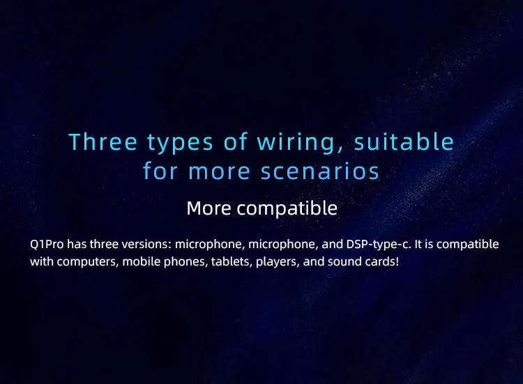 EPZ Q1 Pro Yunshuilan Wired HiFi Bass Earbuds IEM Gaming Earphones with Mic, 10mm Dual Magnetic Driver, Detachable 0.78mm 2-Pin Cable