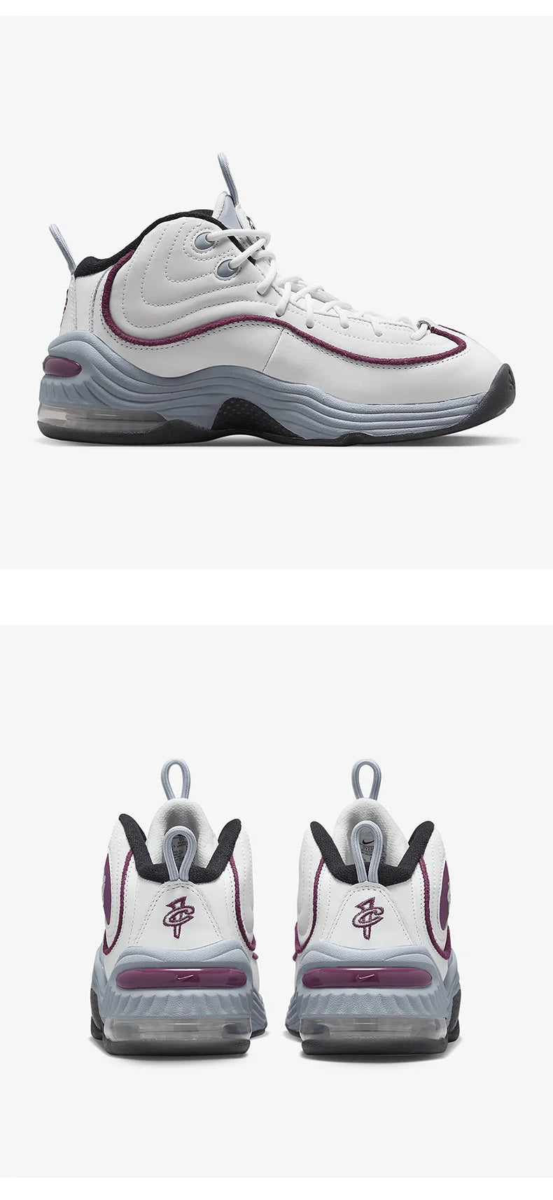 Zapatillas Nike Air Penny II auténticas para mujer, deportivas y casuales resistentes al desgaste DV1163-100