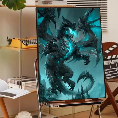 ANIME W-World Of W-Warcraft Wow Poster Paper Print Home Living Room Bedroom Entrance Bar Cafe Art Painting Decoration