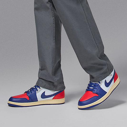 Oryginalne męskie skórzane, odporne na zużycie klasyczne buty do koszykówki Nike JORDAN DQ8426-102