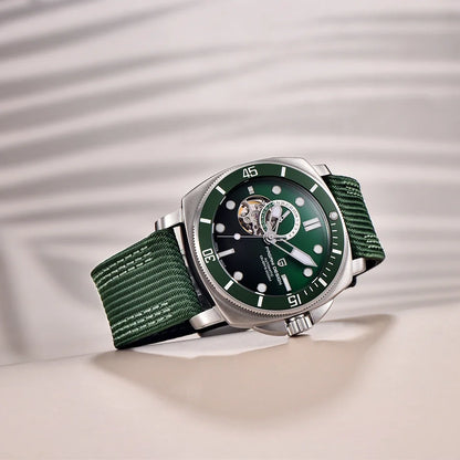 PAGANI DESIGN 2026 Original 43MM Men's Automatic Mechanical Watch NH39 200M Waterproof AR Sapphire Mirror Watches For Men ﻿