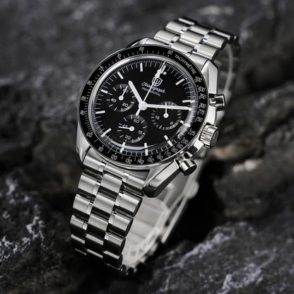 Reloj para hombre Watchdives New Wd1863 de cuarzo VK63, cronógrafo, cristal de zafiro abombado, resistente al agua, 39Mm, acero, marca líder, lujo, negocios