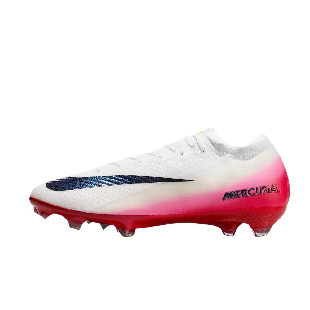 Nike Mercurial Vapor 16 Elite LV8 Soft, Breathable,Versatile,Durable,and Cushioned Soccer Cleats for Men – White/Blue HV4887-100