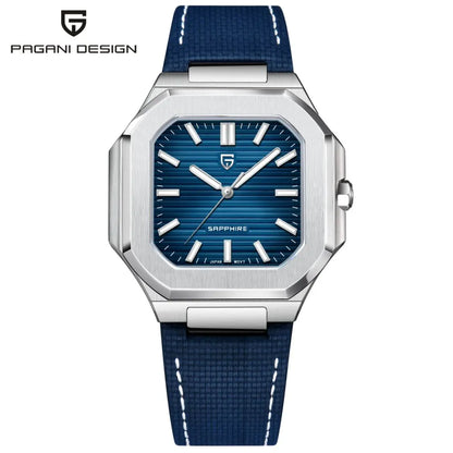 PAGANI DESIGN New V2 Men's Square Quartz Watch Top Luxury Brand Sports Waterproof Sapphire Stainless Steel Quartz Watch