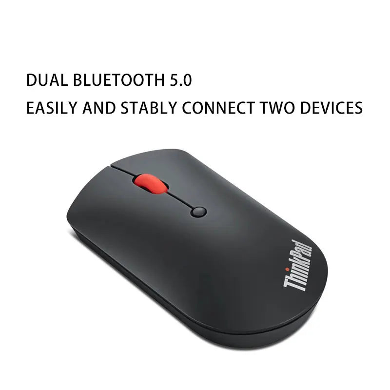 Wireless Mouse Lenovo ThinkPad Wireless Mouse 4Y50X88822 Mouse Dual Bluetooth Office Mouse Laser Mouse Black Ergonomic Mouse Laptop Mouse