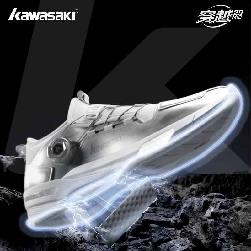 Kawasaki King Series 2.0 Professional Badminton Shoes For Men Women Anti-Twist Sports Original Men's Tennis Shoes Sneakers A3311