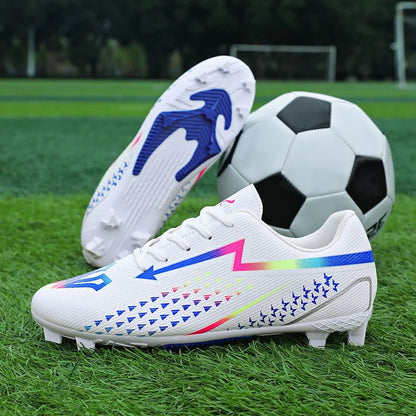 High Quality Mens Soccer Shoes Society Ultralight Turf Soccer Cleats Sneakers Training Football Boots Chuteira Campo 35-45