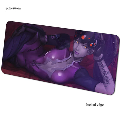 Alfombrilla de ratón gaming Overwatch con impresión HD, 900x400x3mm, alfombrilla gamer para escritorio de ordenador, económica, para notebook y PC