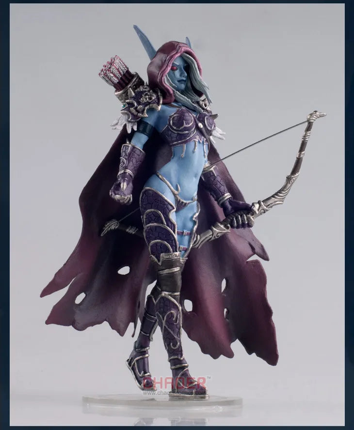 Sylvanas Windrunner World Of Warcraft actionfigurer Dronningen af de udøde håndlavet modelkollektion pynt børnegaver legetøj
