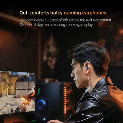 Auricolari IEM da gaming KZ Gale – In-ear monitor HiFi con driver super-lineare e cavo 2 pin rimovibile placcato argento