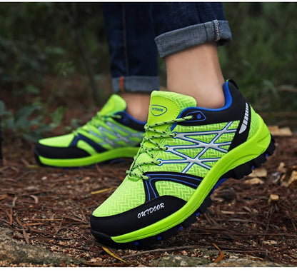 Scarpe da trekking da uomo Brand in mesh traspirante, scarpe da viaggio outdoor impermeabili per caccia e pesca, scarpe sportive da montagna, fuoristrada e riding