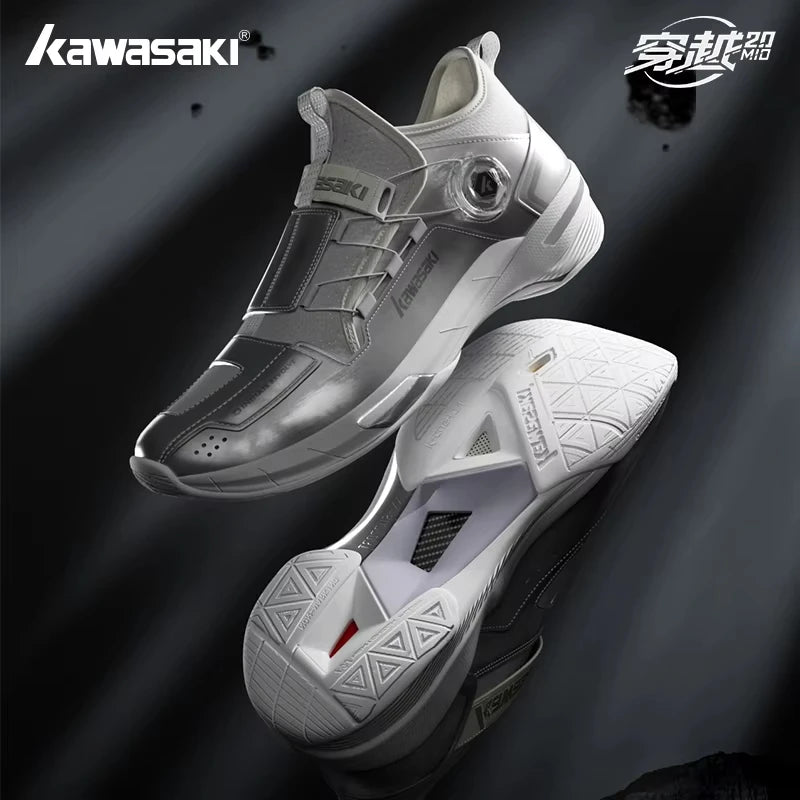 Kawasaki King Series 2.0 Professional Badminton Shoes For Men Women Anti-Twist Sports Original Men's Tennis Shoes Sneakers A3311