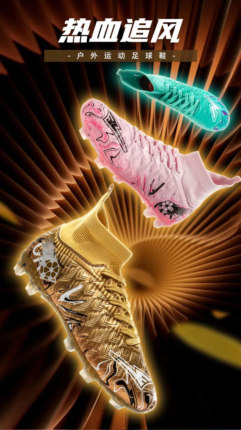 Nuove scarpe da calcio professionali da uomo antiscivolo, unisex, traspiranti, per futsal e sport, nuovi tacchetti ultraleggeri per dropshipping