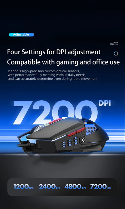 Tastiera meccanica mini APAYADO K61, cablata, 61 tasti, RGB Phantom, nera/bianca, switch meccanici rossi/blu per gaming, portatile 60%