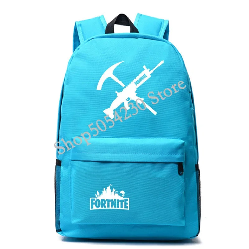Fortnite Children's Backpack Large Capacity Bolsa Escolar High Quality Waterproof Men Women Victory Game Stationary Kid Rucksack
