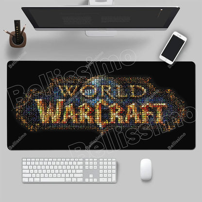 World Of Warcraft 90x40 stor gaming-musemåtte til spilbord, Csgo, naturgummimåtte, Grande Gamer, XXL computermusemåtte