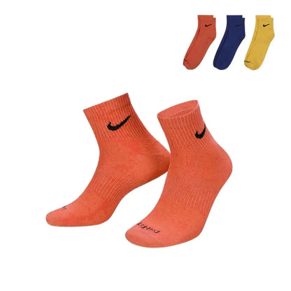 Nike Air Jordan Men's and Women's Knee-High Sports Socks, 3-Pack, Comfortable and Breathable Basketball Socks SX5544-017