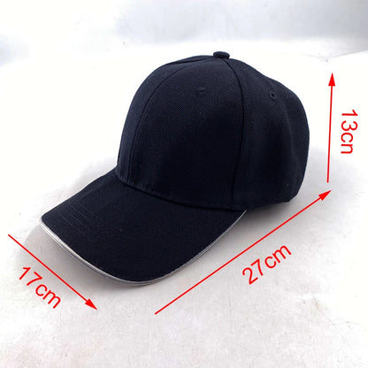 Adult Hat Led Optical Fibre Cap Hip Hot Hat NightClub Concert Masquerade Outdoor Fun Event Supplies Rap Summer Hat
