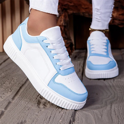 ZERJER Baskets unisexes, nouvelle collection, grandes tailles, chaussures de sport rétro classiques pour hommes, chaussures de skate, chaussures de tennis blanches à semelle épaisse, couleur unie
