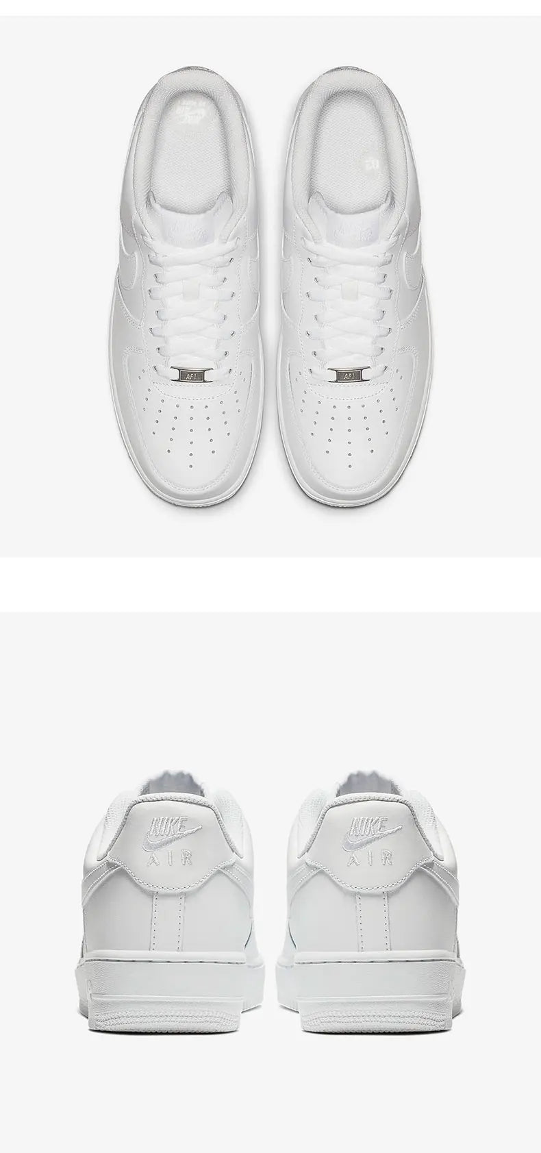 Sapatilhas Nike Oficiais Autênticas AIR FORCE 1 para Homem, Casuais, Resistentes, Estilo Skate, CW2288-111