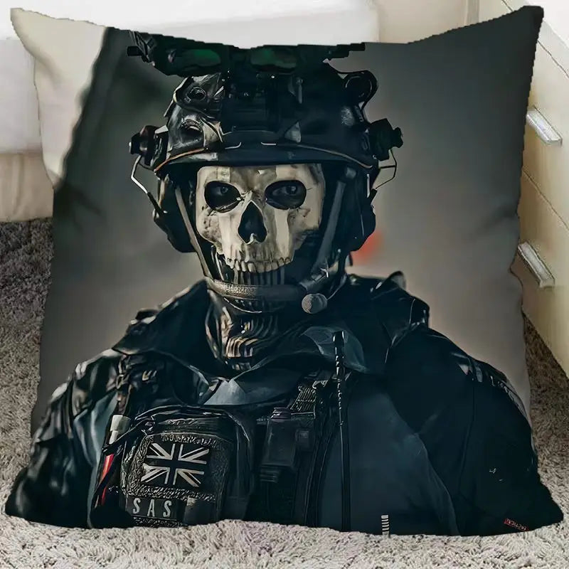 Anime Call of Duty Ghost Keegan Konig Cosplay 45CM Throw Pillows Soft Waist Sofa Cushion Throw Bedroom Pillows