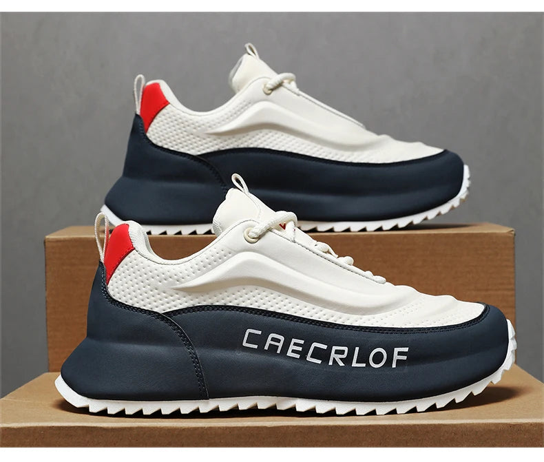 Brand protection 2026 new men's lightweight non-slip breathable wear-resistant running sports fashion versatile casual shoes