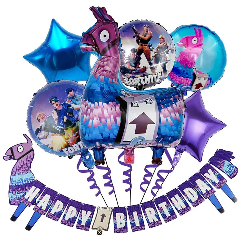 Fortnite, carini palloncini creativi nuovi, decorazioni alla moda, personalizzate e di alto valore per soggiorno, camera da letto e feste