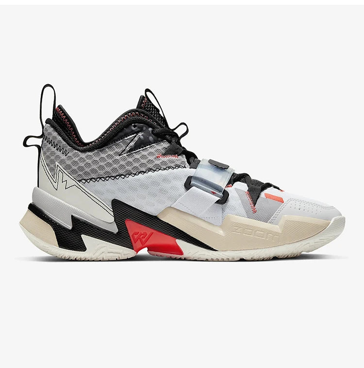 Zapatillas de baloncesto Nike Genuine JORDAN para hombre, de caña media, acolchadas y resistentes CD3002-101