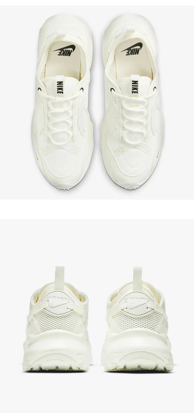 Ténis de corrida Nike oficiais, genuínos, para mulher, que aumentam a altura, confortáveis e respiráveis, modelo TC DD9682-100