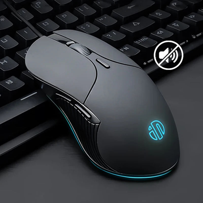 INPHIC B1 USB Wired Mouse Silent Office Gaming Mouse for PC and Laptops